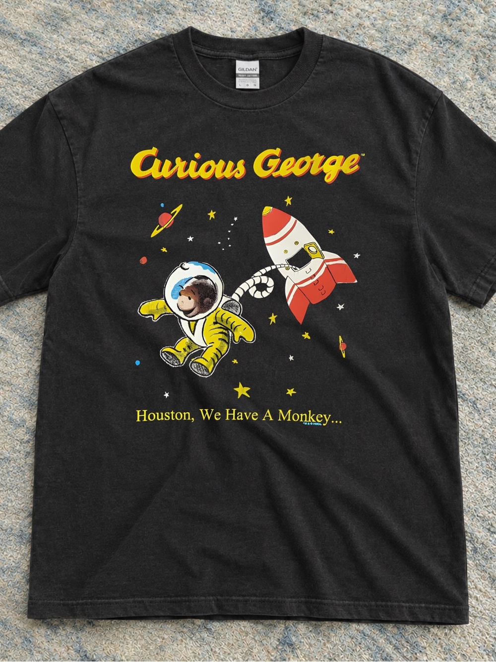 Curious George Astronaut T-Shirt, Space Monkey Graphic Tee